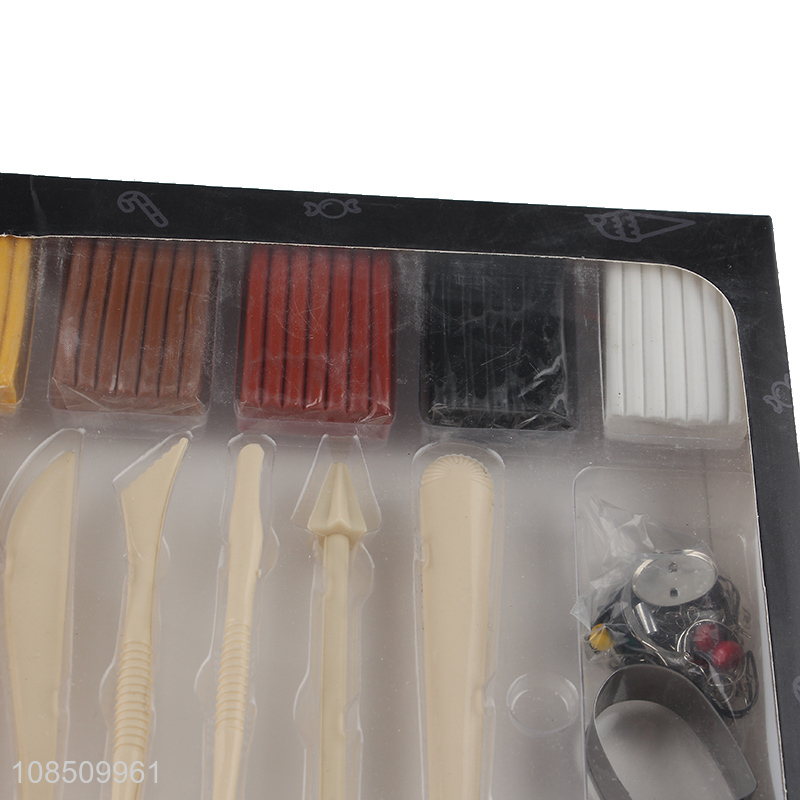 Hot selling polymer clay earring making kit with sculpting tools