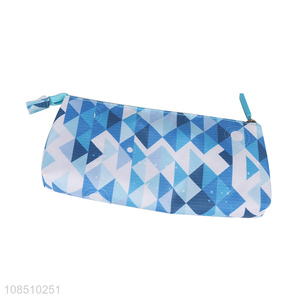 New products trendy zippered pencil bag for kids boys girls