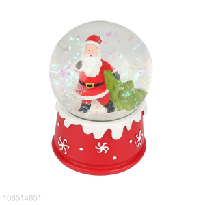 Good quality custom Christmas snow globe santa claus snow globe