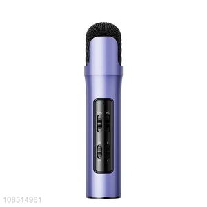 Good quality mini wireless karaoke microphone stereo condenser microphone