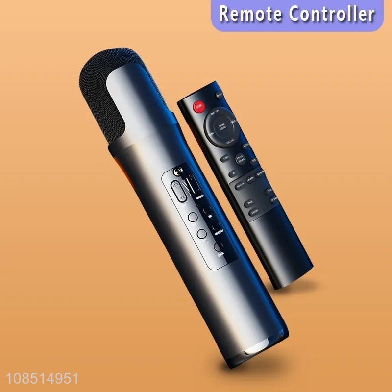 Wholesale remote control cardioid dynamic karaoke wireless microphone speaker