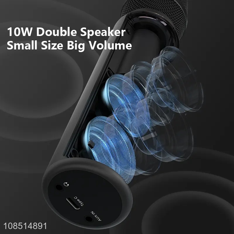 Wholesale aluminium alloy ktv microphone handheld wireless karaoke microphone