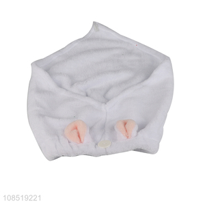 Factory supply hair dying towels head wraps microfiber shower caps