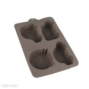 Top products silicone mini cartoon cake mould for household