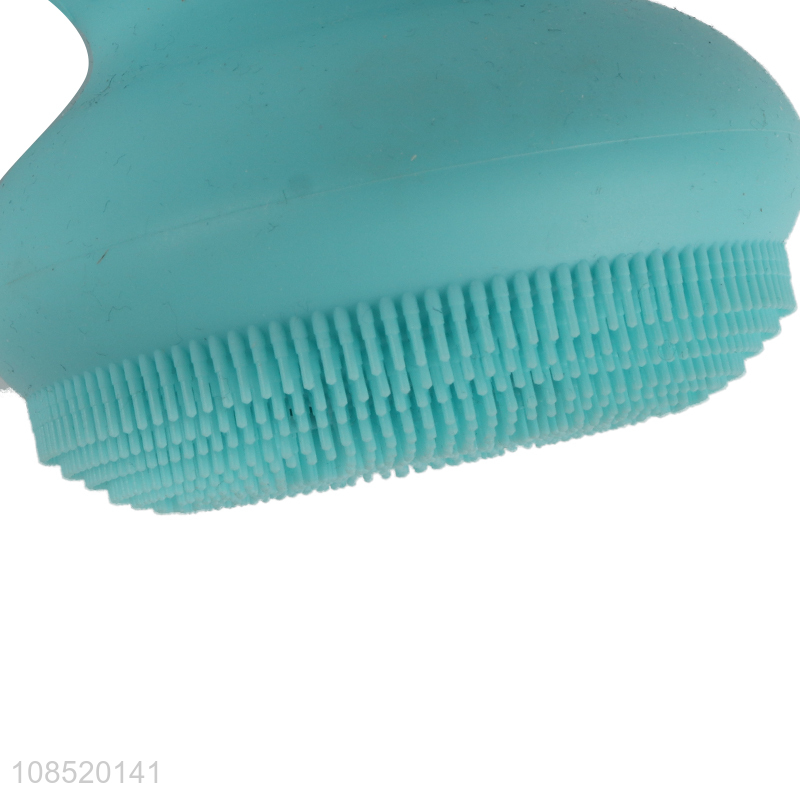 High quality manual super soft silicone face cleaning brush for women