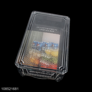 Wholesale clear multifunctional plastic storage box for refrigerator