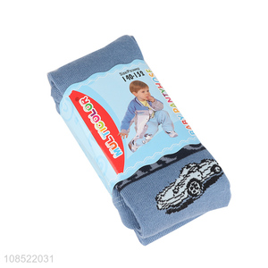 Factory supply cotton kids breathable panty hose socks for sale