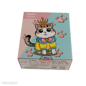 Wholesale cute crown cat building block toys for boys girls age 6+