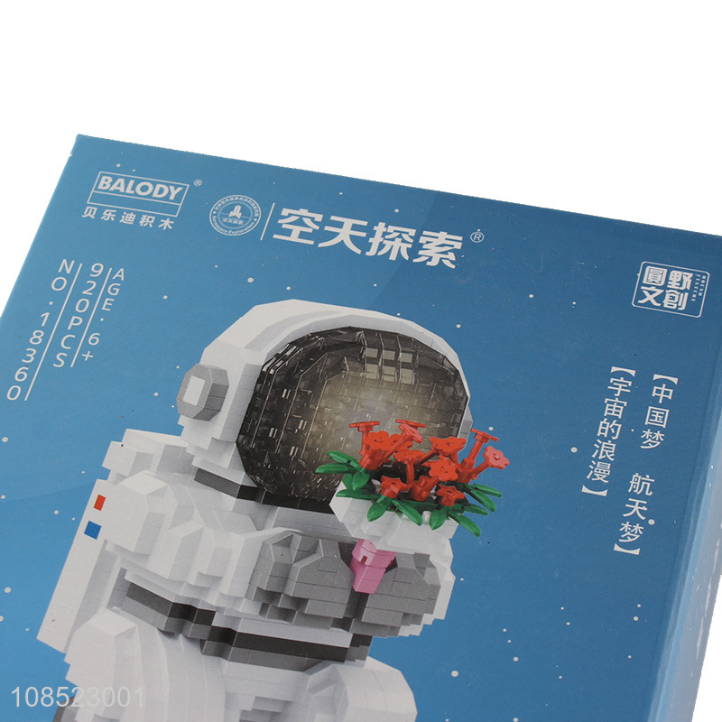 China imports led light astronaut buiding block toy for kids adults