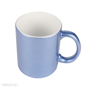 Wholesale heat transfer printing mugs glitter ceramic mugs