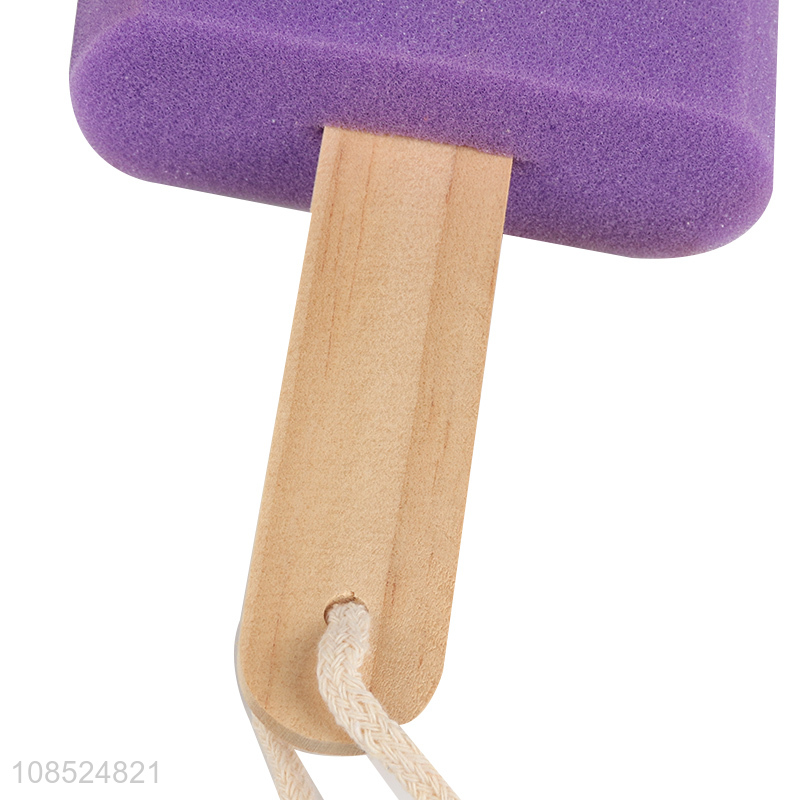 Wholesale ice cream shaped exfoliating shower sponge body scrubbers