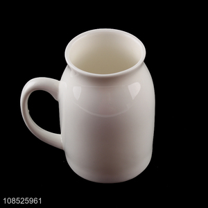 Wholesale ceramic water cup coffee mugs porcelain milk mugs