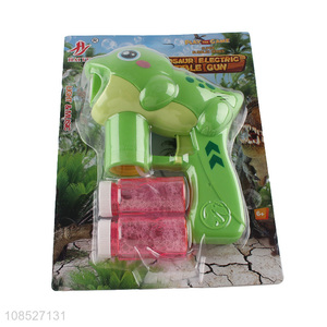 Top selling automatic outdoor dolphins bubble gun toys wholesale