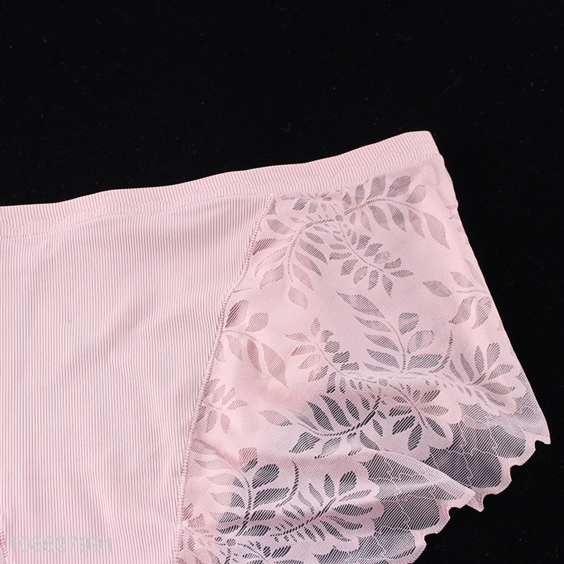 Hot selling women underwear thin high-waisted lace panties