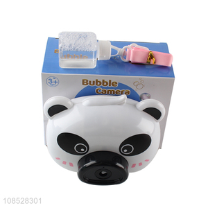 New arrival panda shape cartoon bubble camera toys