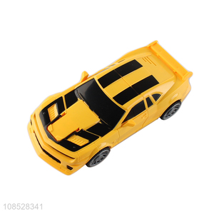 Hot selling automatic deformation car robot toys for children