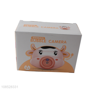 Good quality cartoon bubble camera toys for children