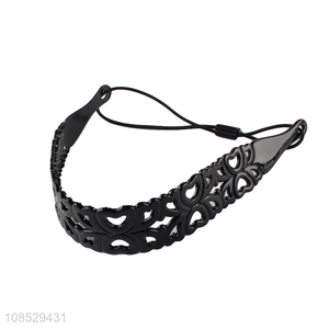 Hot products black decorative girls hair hoop for hair decoration