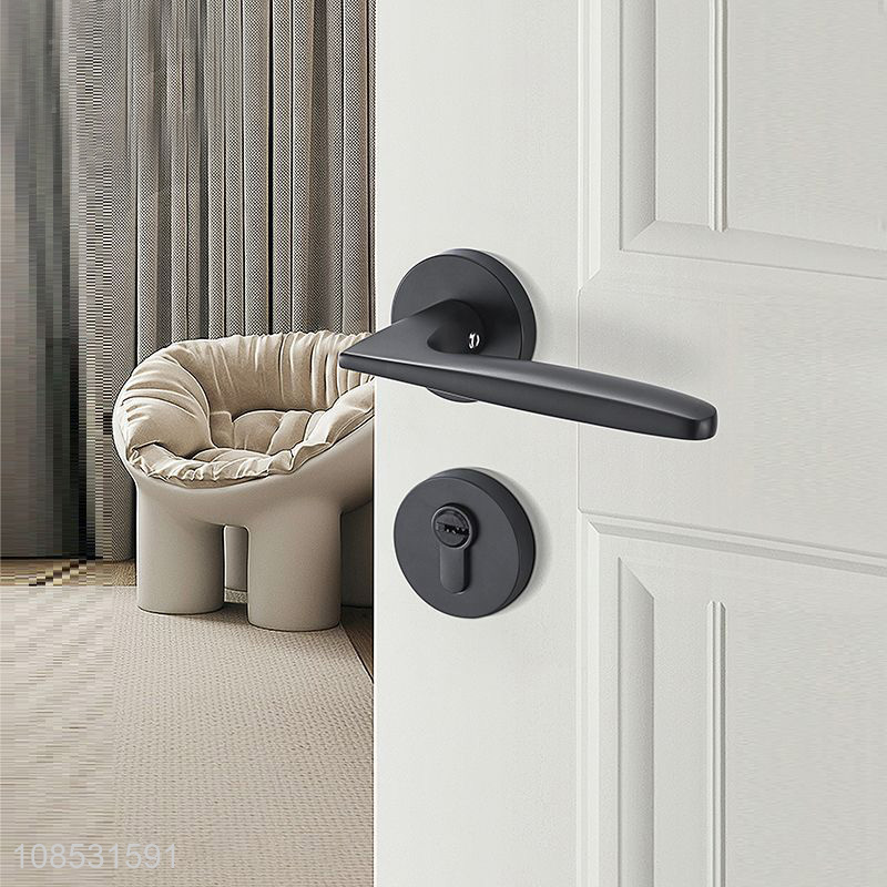 High quality magnetic suction mute door handle lock interior door handle lock