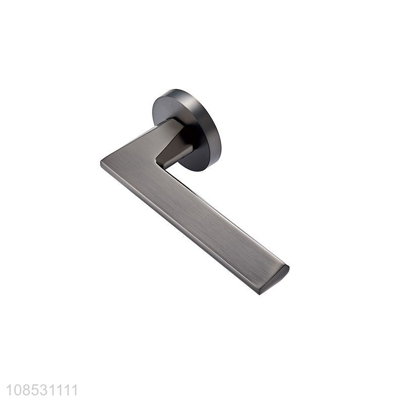Factory supply interior split lock magnetic silent bedroom door handle lock
