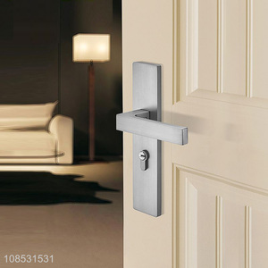 Good quality interior door handle door separate lock set wooden door hardware