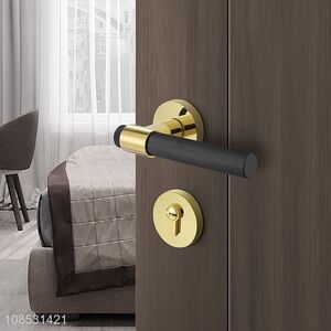 Wholesale corrosion resistant zinc alloy magnetic door handle split lock set
