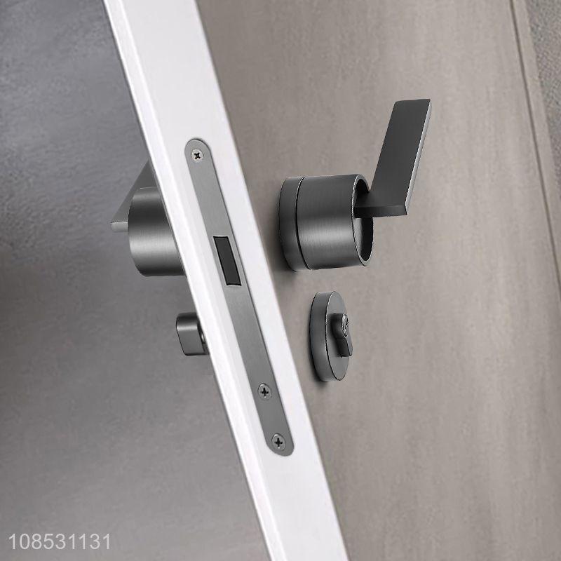 Wholesale European style magnetic silent lock door handle set door hardware
