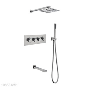 Factory wholesale bathroom thermostatic shower mixer set