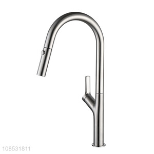 Popular products 304stainless steel pull out sink faucet for kitchen