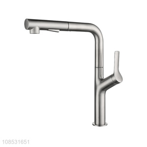China wholesale stainless steel pull out sink faucet for kitchen
