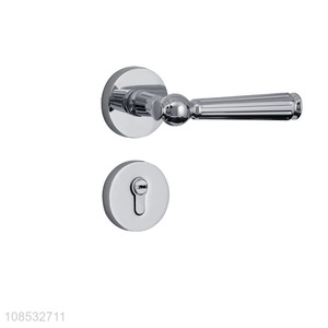 China wholesale universal toilet door handle magnetic suction door lock