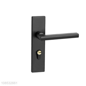 Factory wholesale interior black bedroom door lock solid wood door lock