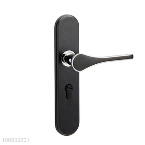 Latest design interior door lock black household zinc alloy lock