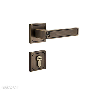 Good selling split lock mute chinese indoor bedroom door lock