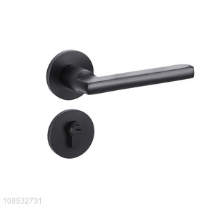 Good quality bedroom mute split door handle magnetic suction lock