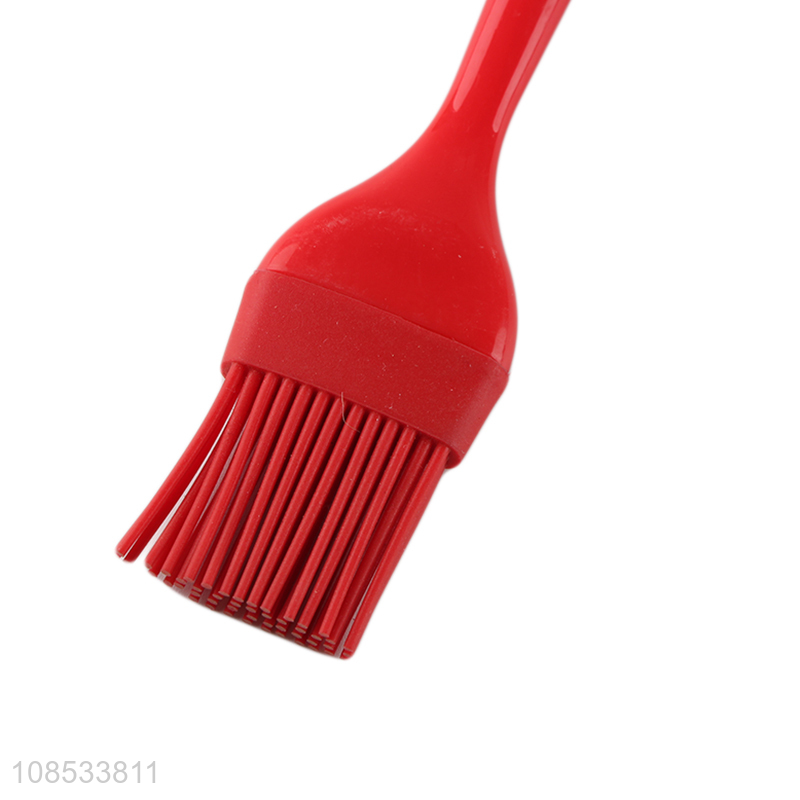 Wholesale plastic handle silicone basting brush baking oil brush