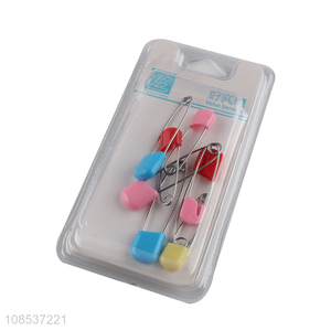 Popular products colourful children safety pin for sale