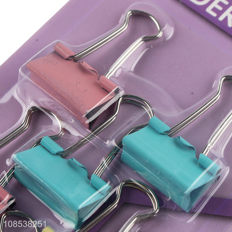 Good price 8 pieces iron binder clips for office school home