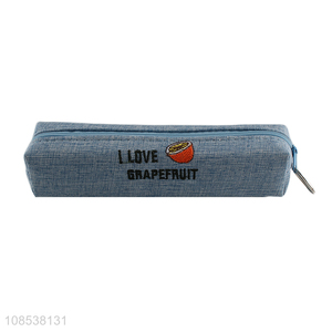 New products polyester cloth pencil pouch pen bag for students