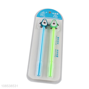 New product cute avocado gel ink pen for school office supplies