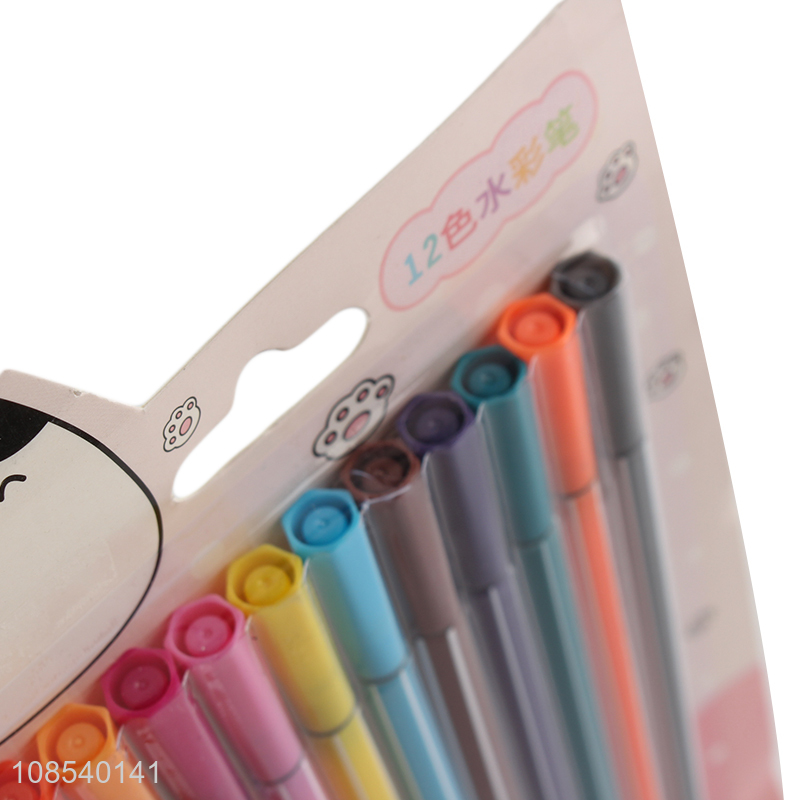 New arrival 12colors painting supplies watercolors pen