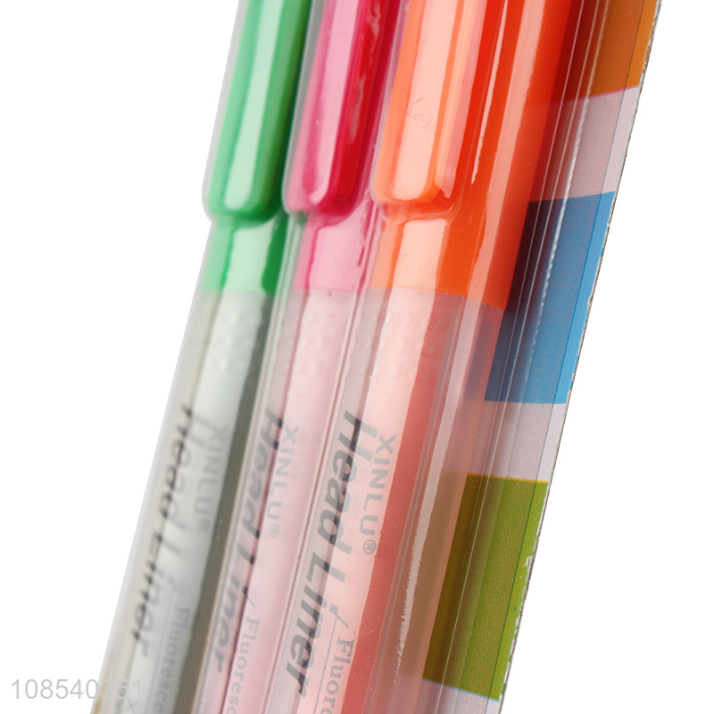 Factory price 3pieces binding supplies highlighter pen set