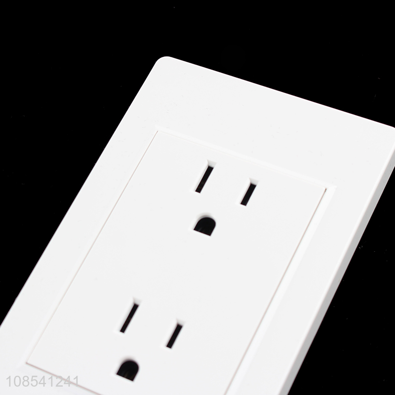Bottom price USA standard wall plate switch white wall receptacle