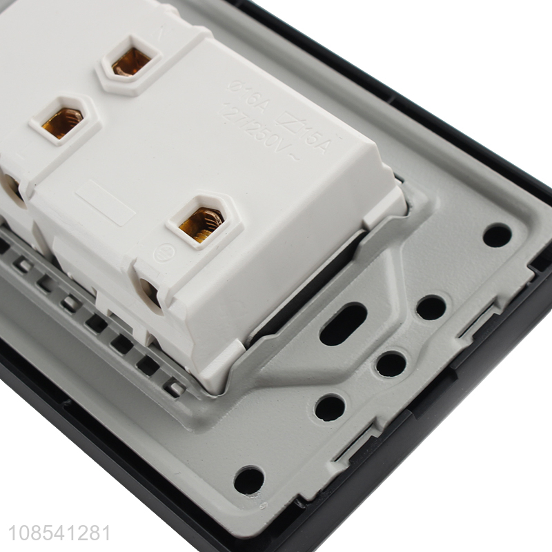 Good quality south America wall outlet 6 pins wall receptacle