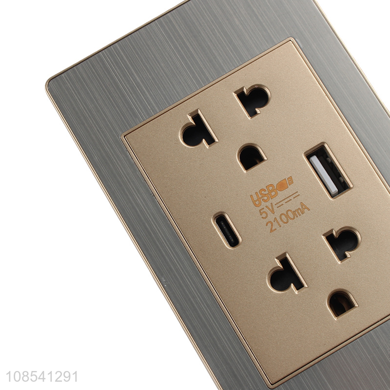 Wholesale Thailand Vietnam Philippines wall outlet with usb port
