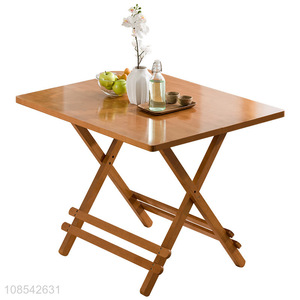Hot selling folding balcony table portable bamboo dining table