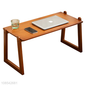 High quality bamboo laptop desk serving bed tray breakfast table
