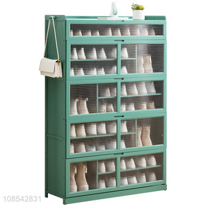 Wholesale household shoe rack floor standing simple shoe cabinet