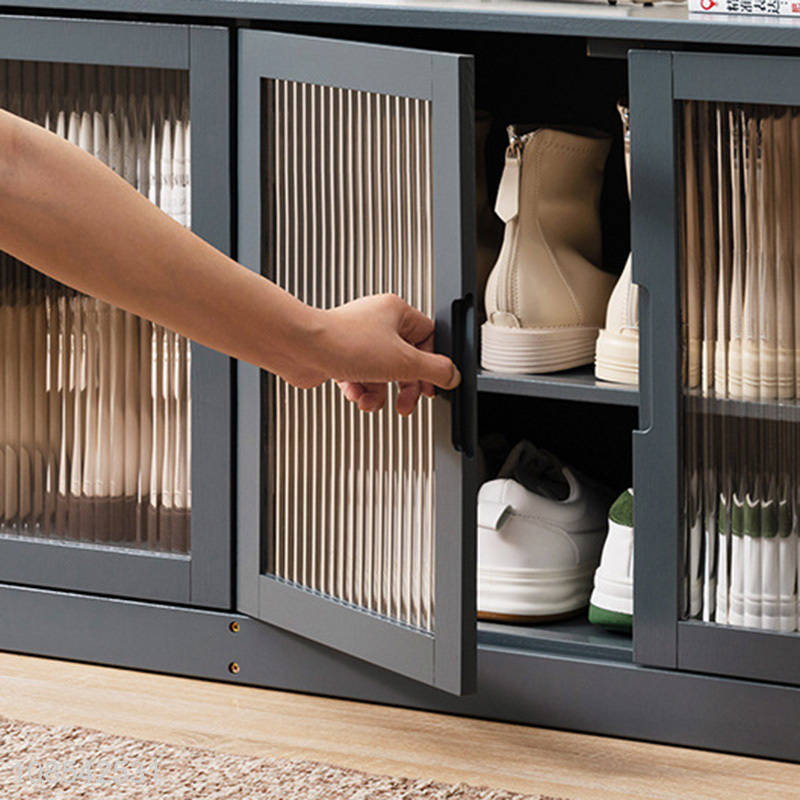 High quality simple bamboo shoe rack shoe organizer storage cabinet