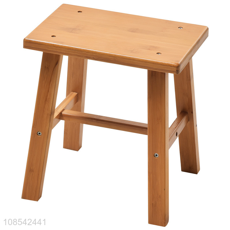 New product portable household folding bamboo stool kids stools